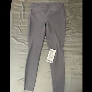 Lululemon SenseKnit Running High-Rise Tights 28”, Rhino Grey, size 12, Like New